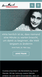 Mobile Screenshot of annefrank.de